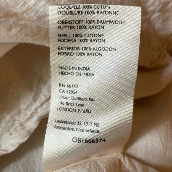 Free People Carmella Mini Floral Boho Cotton Dress Pink Florals - Picture 16 of 16